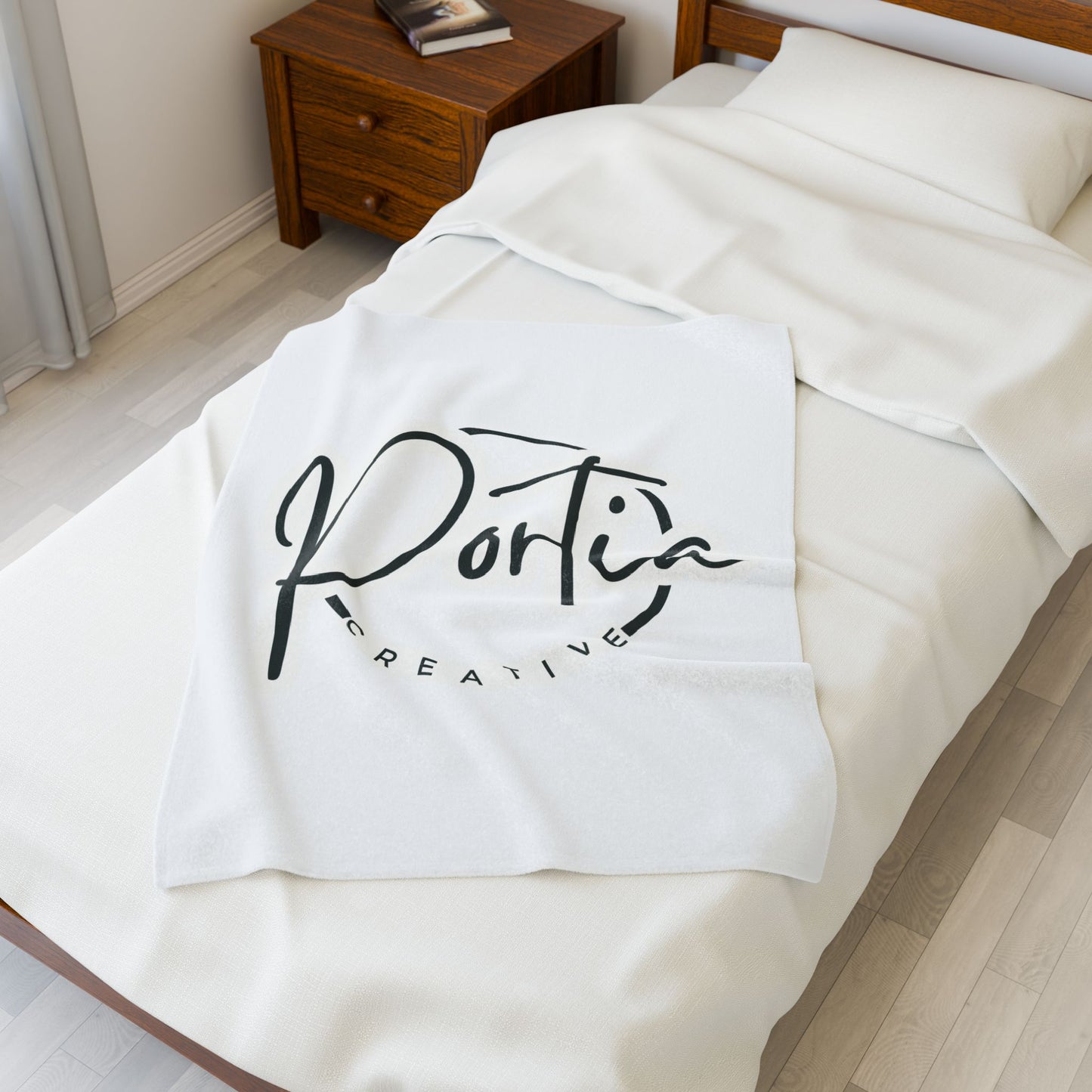 Portia Creative Velveteen Plush Blanket