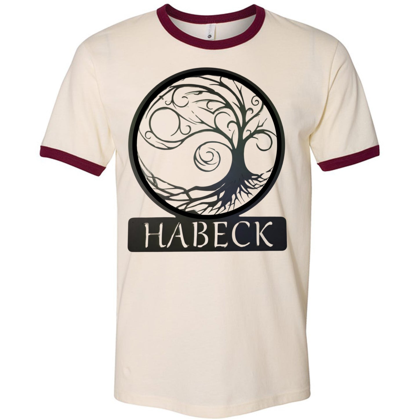 NATURAL/ MAROON - FRONT