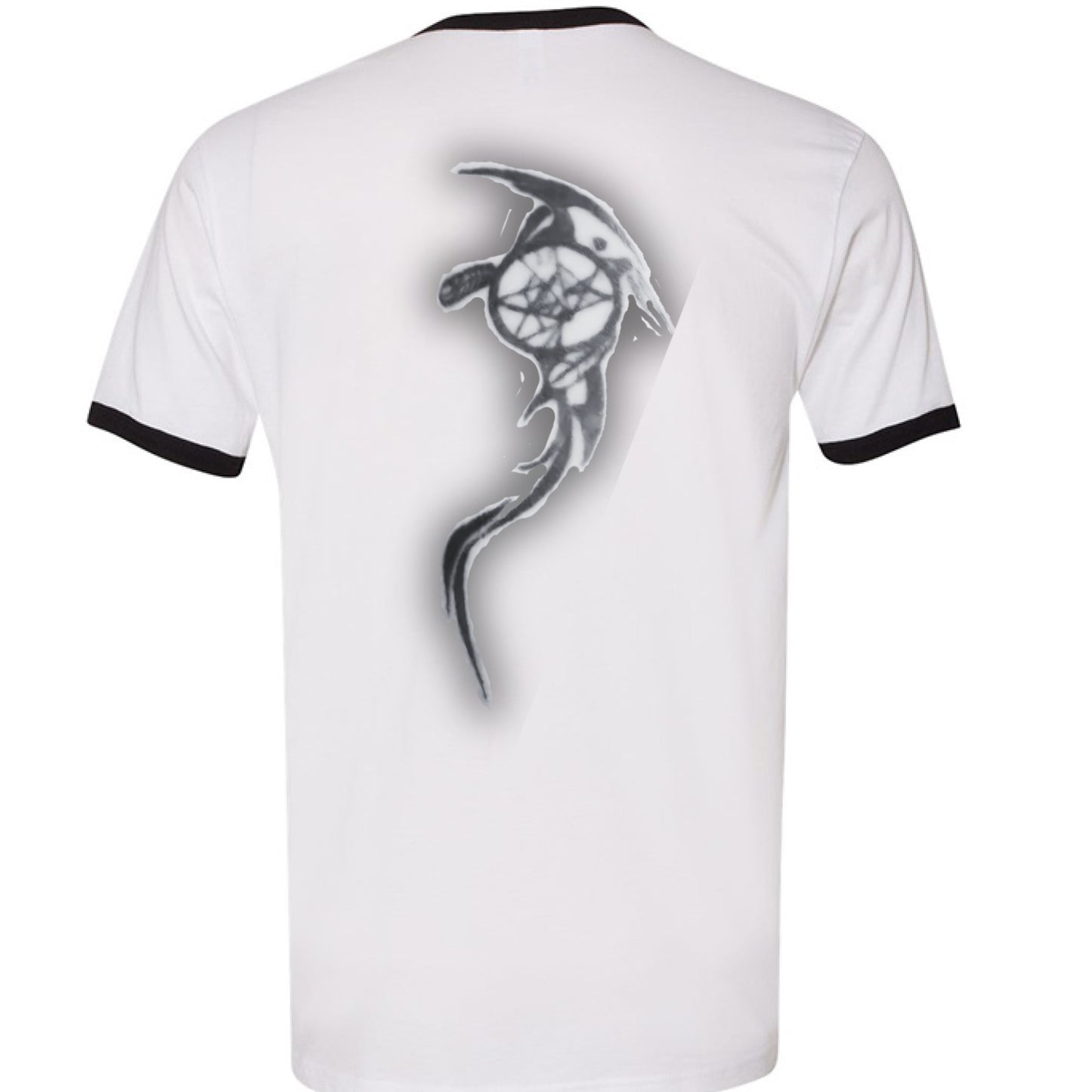 WHITE/ BLACK - BACK